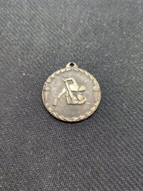 Vintage Wrestling Award Medallion or Pendant